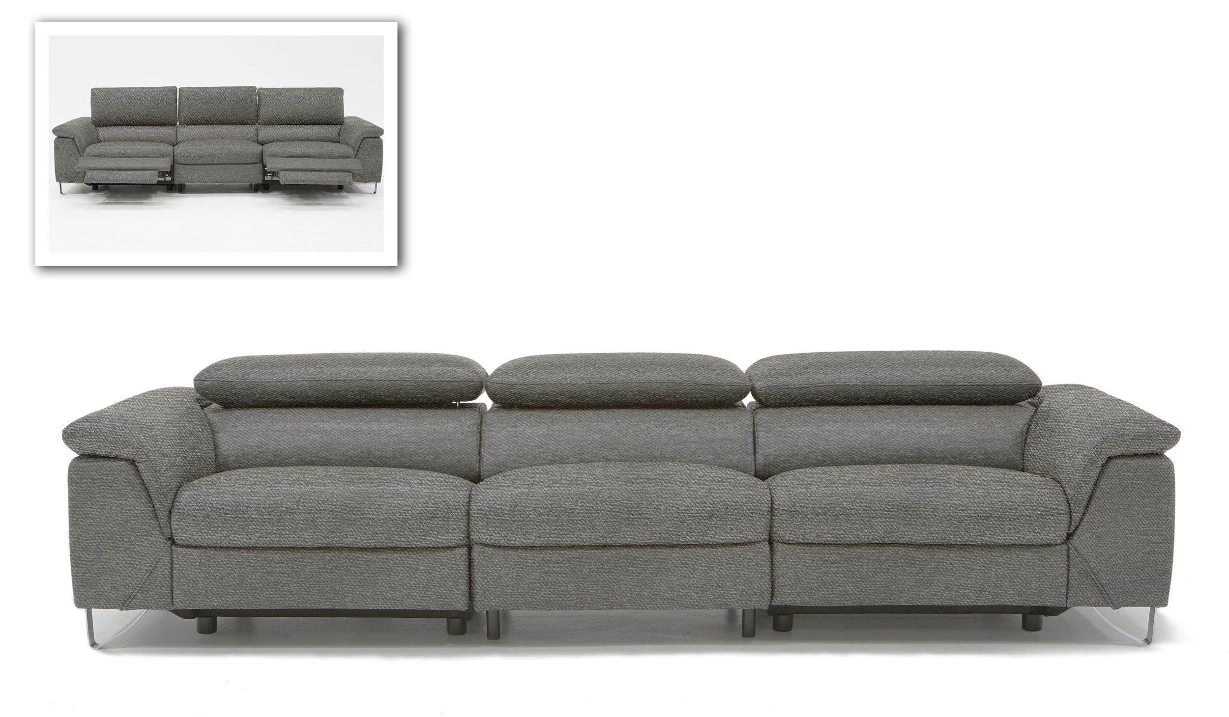 

    
Dark Grey Fabric Sofa w/ Electric Recliners VIG Divani Casa Maine Modern
