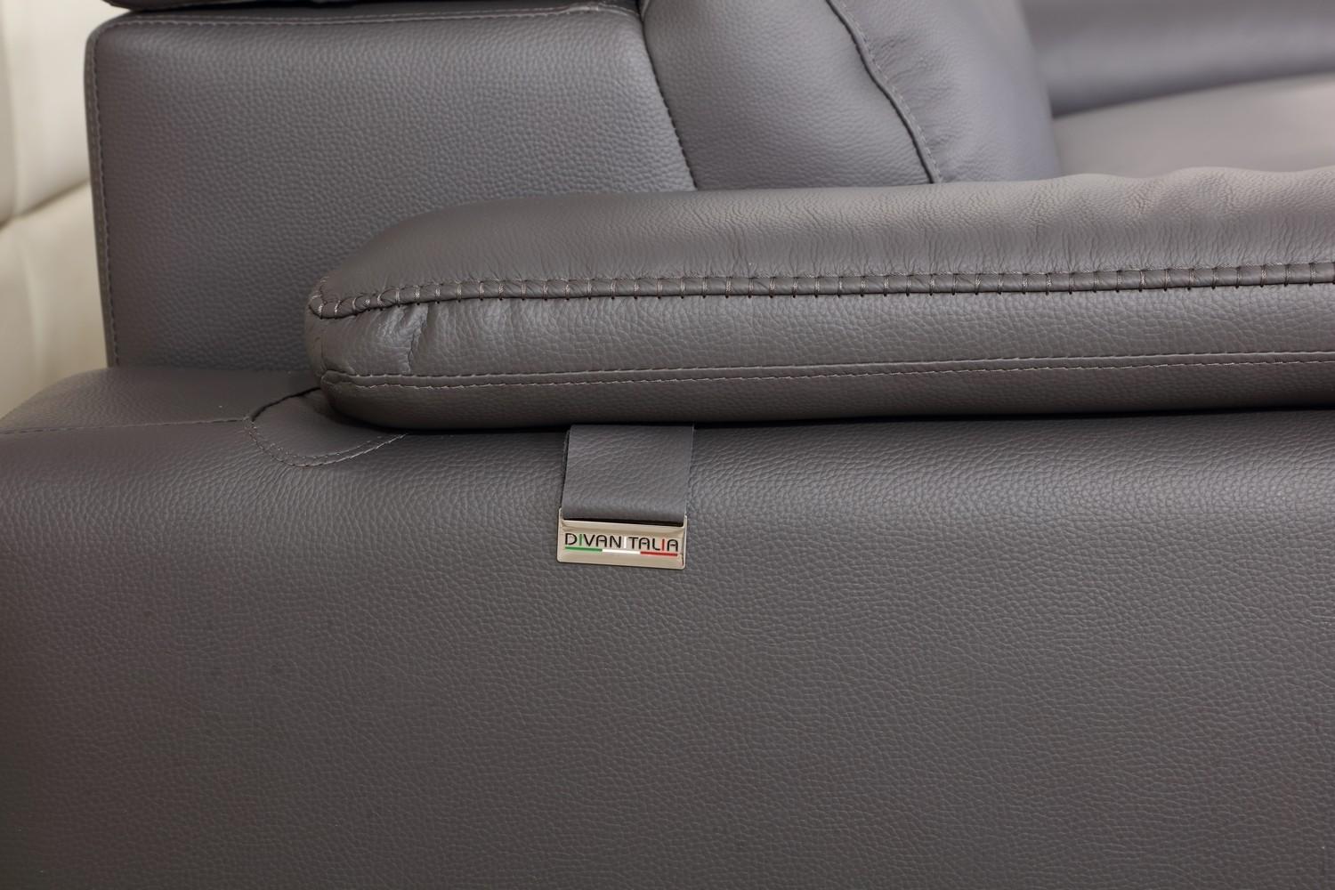 

    
636-DARK-GRAY-S Dark Grey Top Grain Italian Leather Sofa Contemporary 636 Global United
