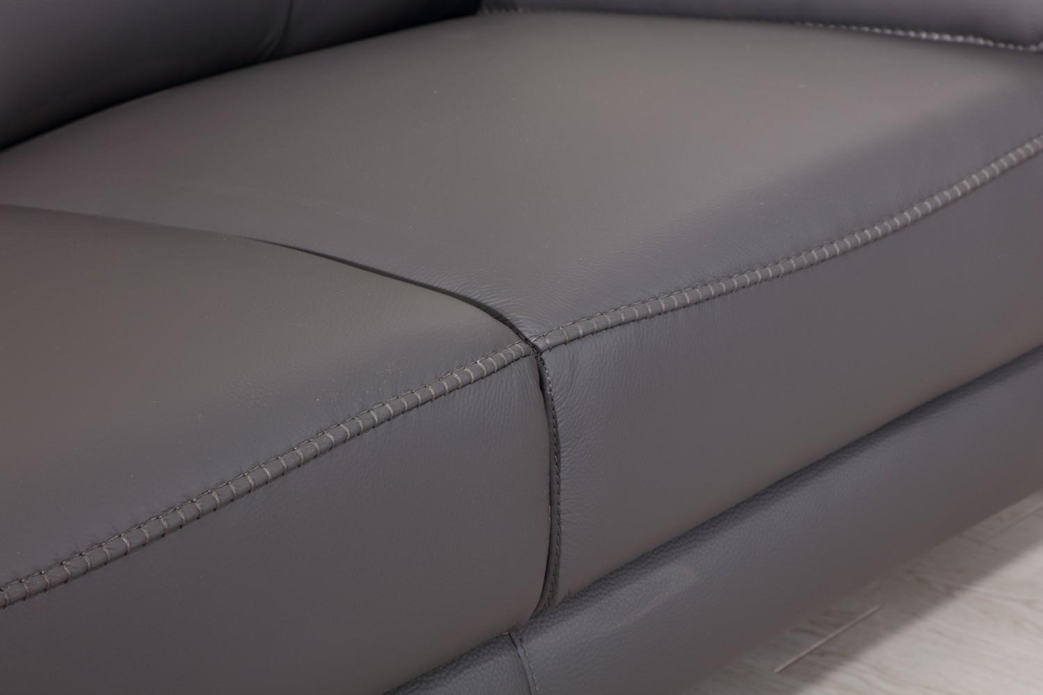 

    
636-DARK-GRAY-3-PC Dark Grey Top Grain Italian Leather Sofa Set 3Pcs Contemporary 636 Global United
