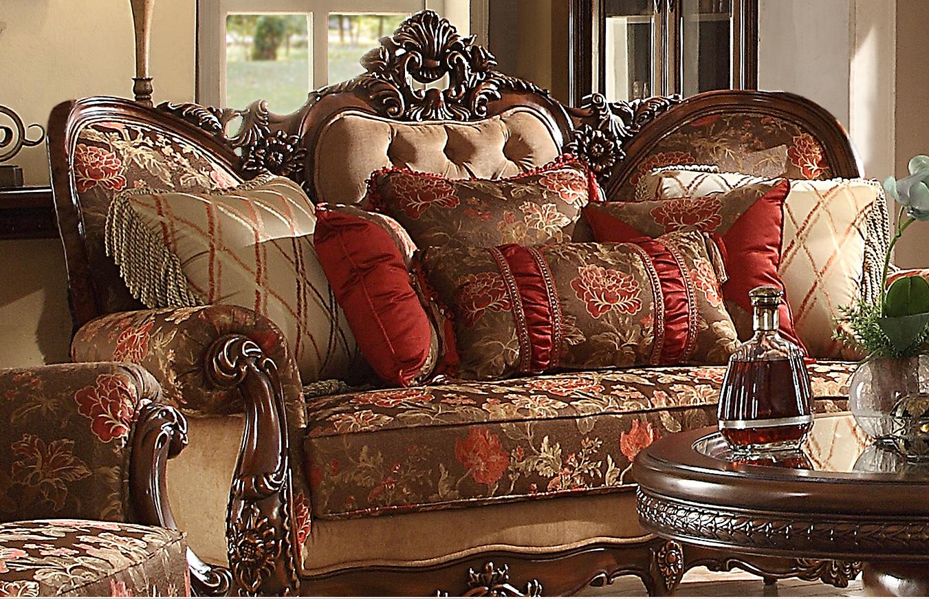 

                    
Homey Design Furniture HD-39 Sofa Set Burgundy/Brown Fabric Purchase 
