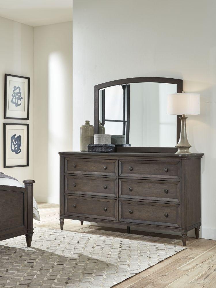 

                    
Buy Dark Roast Finish Upholstered King Bedroom Set 5Pcs w/Chest SOPHIE by Modus Furniture
