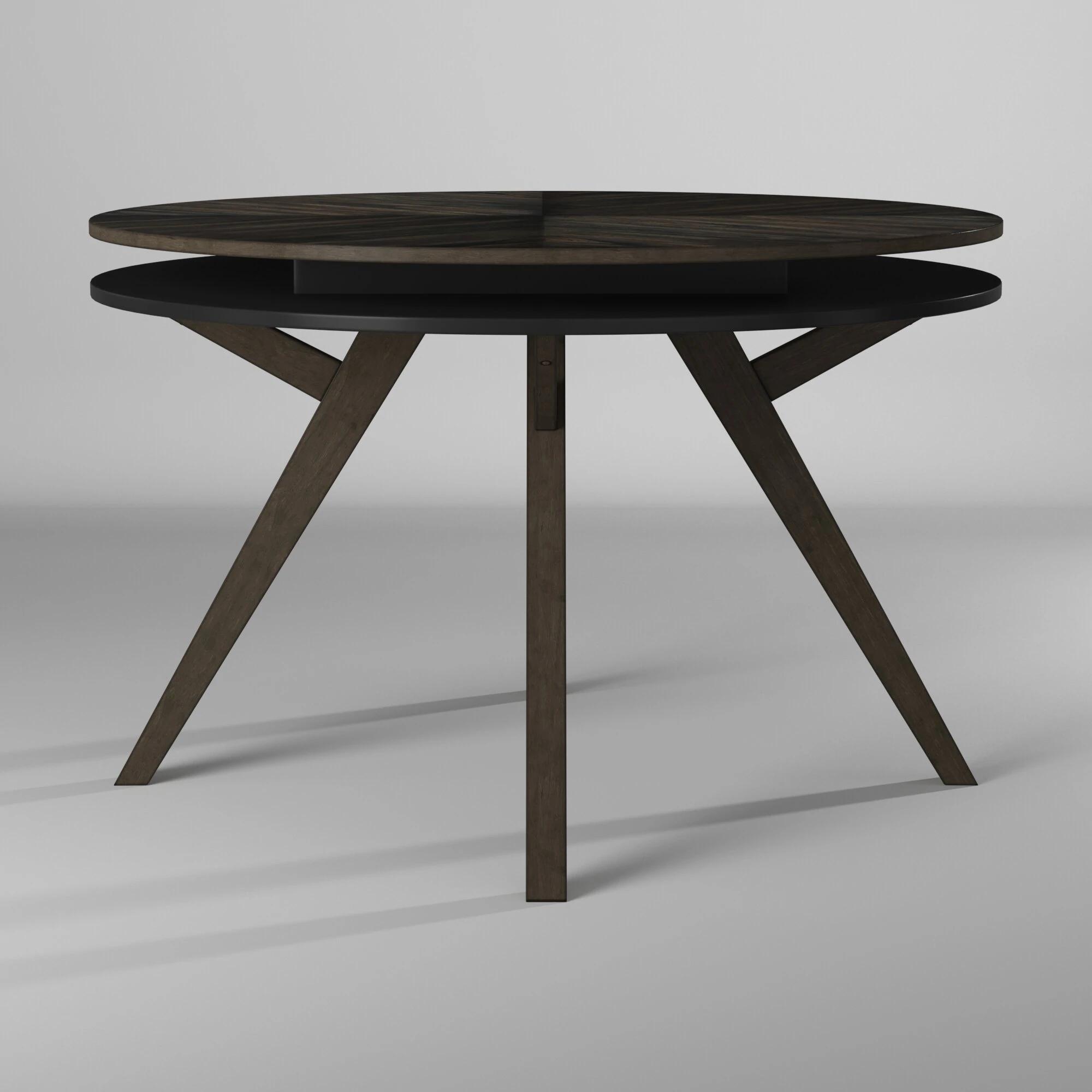 

    
Alpine Furniture LENNOX Dining Table Tobacco/Gray 5164-03
