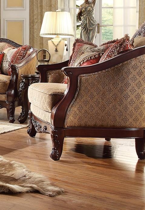 

    
Homey Design Furniture HD-2655 Loveseat Dark Brown/Brown HD-L2655
