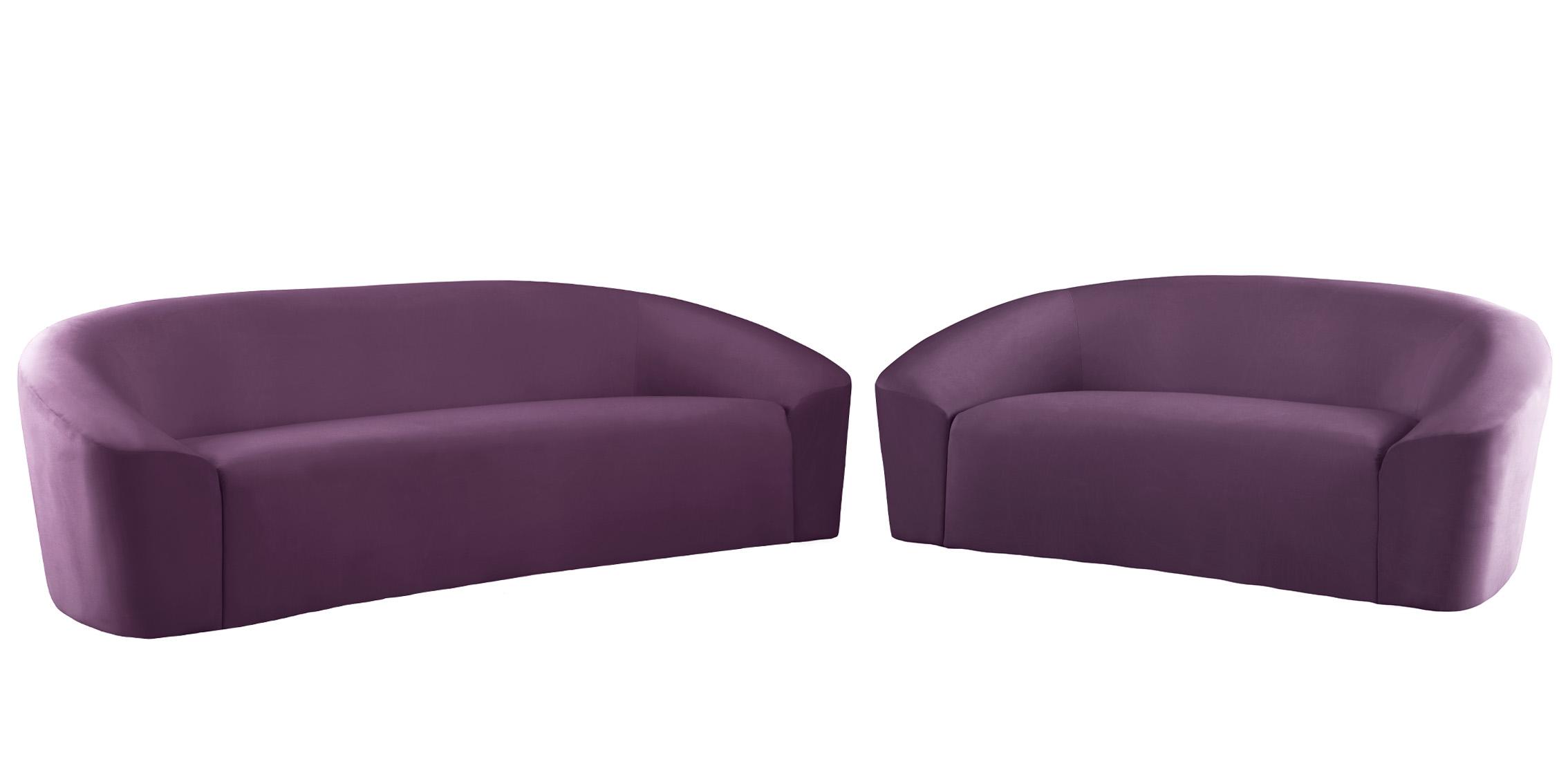 

    
610Purple-S Deep Purple Velvet Sofa RILEY 610Purple-S Meridian Modern Contemporary
