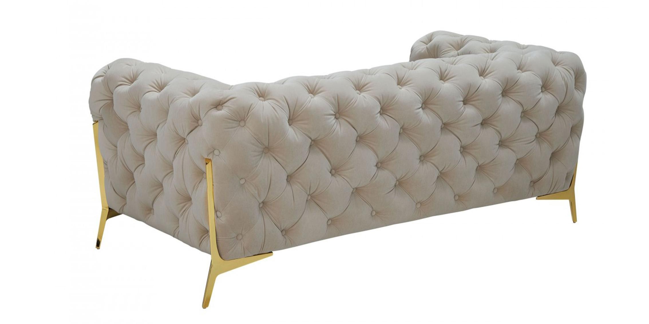 

    
 Shop  Deluxe Beige Velvet Tufted Sofa Set 3 VIG Divani Casa Sheila Contemporary Modern
