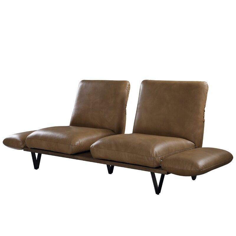 

        
Acme Furniture Narech 55065 Sofa Nutmeg/Brown Genuine Leather 0840412202612
