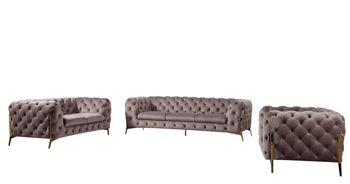 

    
VGCA1346-SIL-S VIG Furniture Sofa
