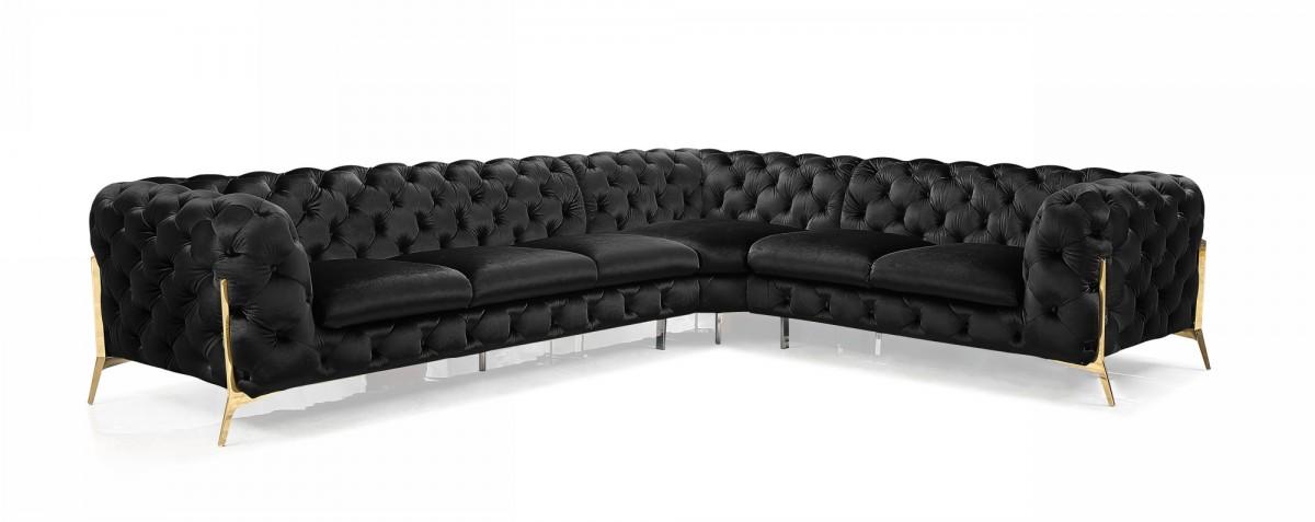 

    
VGCA1346A-BLK VIG Furniture Sectional Sofa
