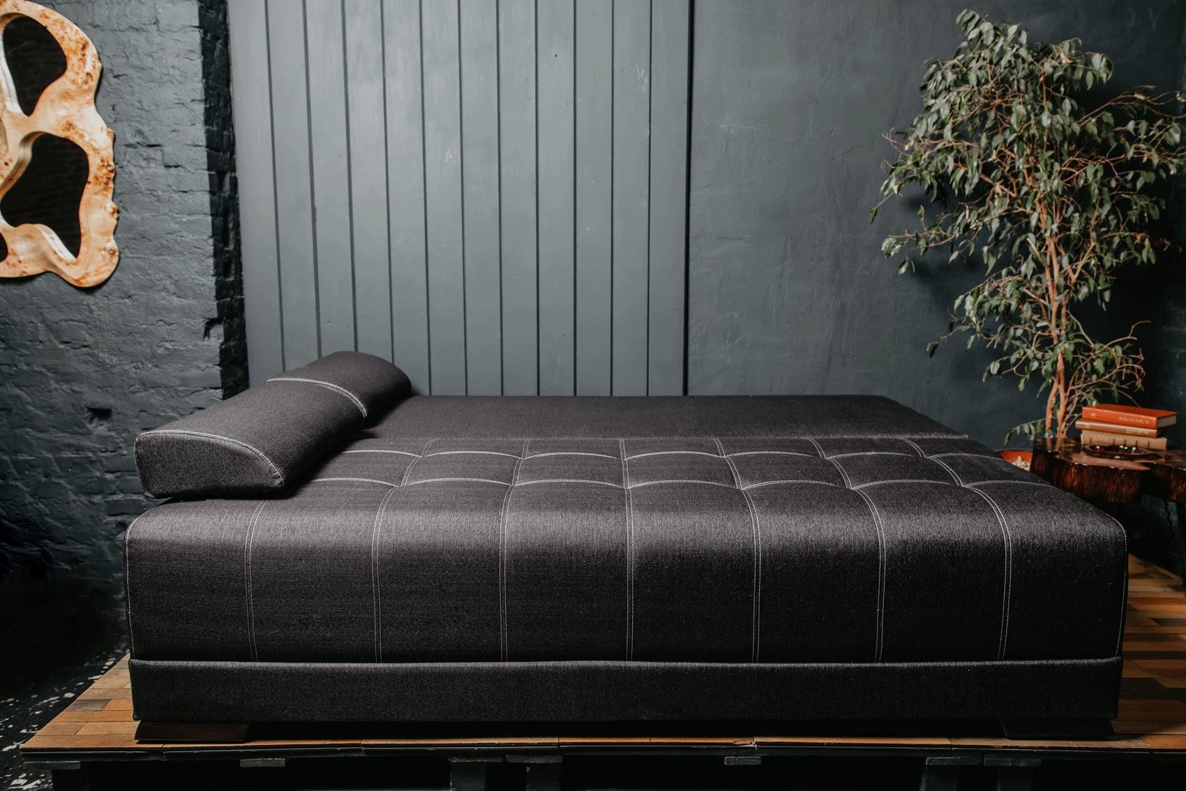 

                    
Buy Denim Grey Sofa Bed & Storage BROOKLYN ESF Modern Mikhail Di Oro Collection
