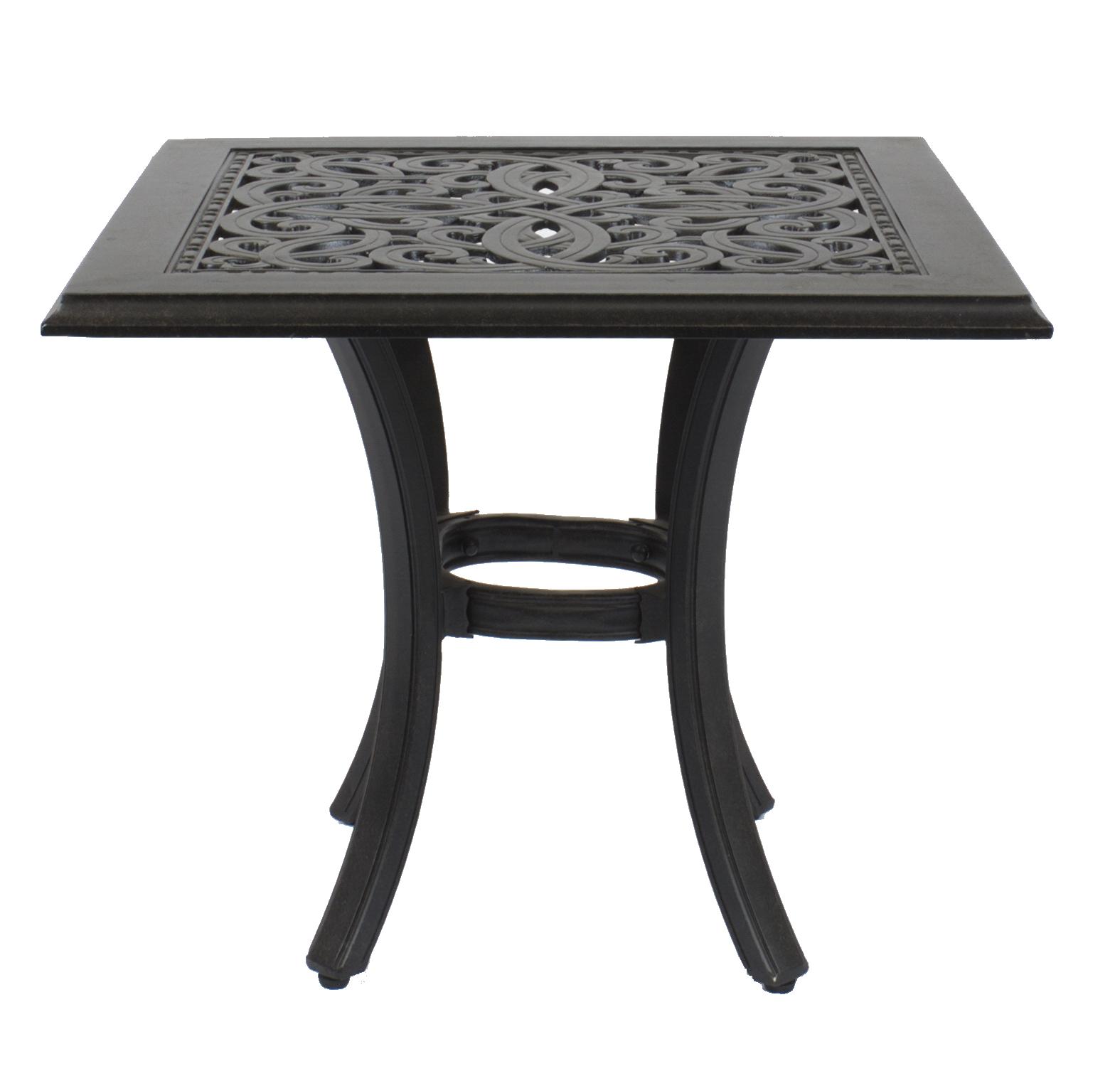 

    
Designer Cast Aluminum 24" Square Accent Table Set of 2 by CaliPatio

