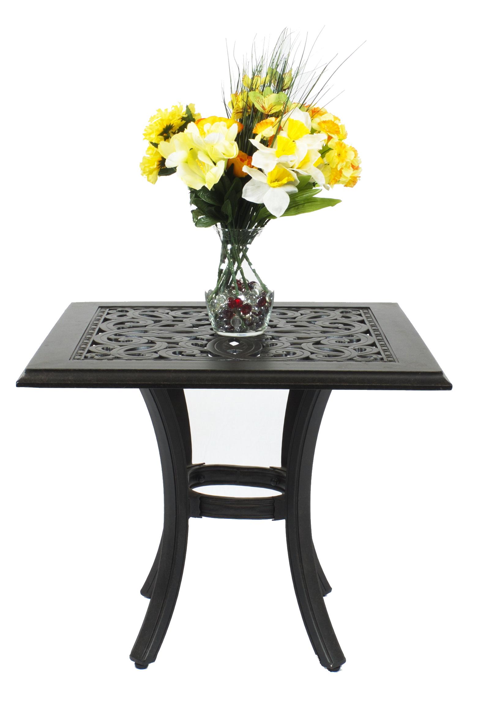 

    
CaliPatio Designer Patio Accent Table Bronze SQATDR24-Set-2
