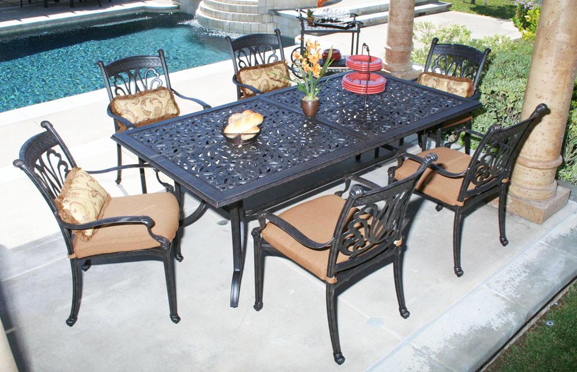 

                    
CaliPatio Designer Outdoor Dining Table Bronze Aluminium Purchase 
