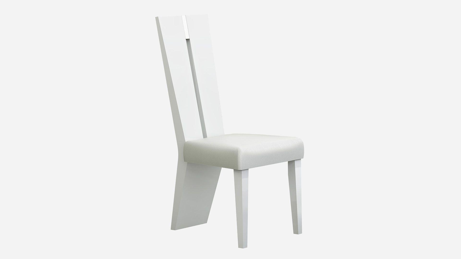 

    
White Lacquer Dining Chair American Eagle Furniture CK-P110
