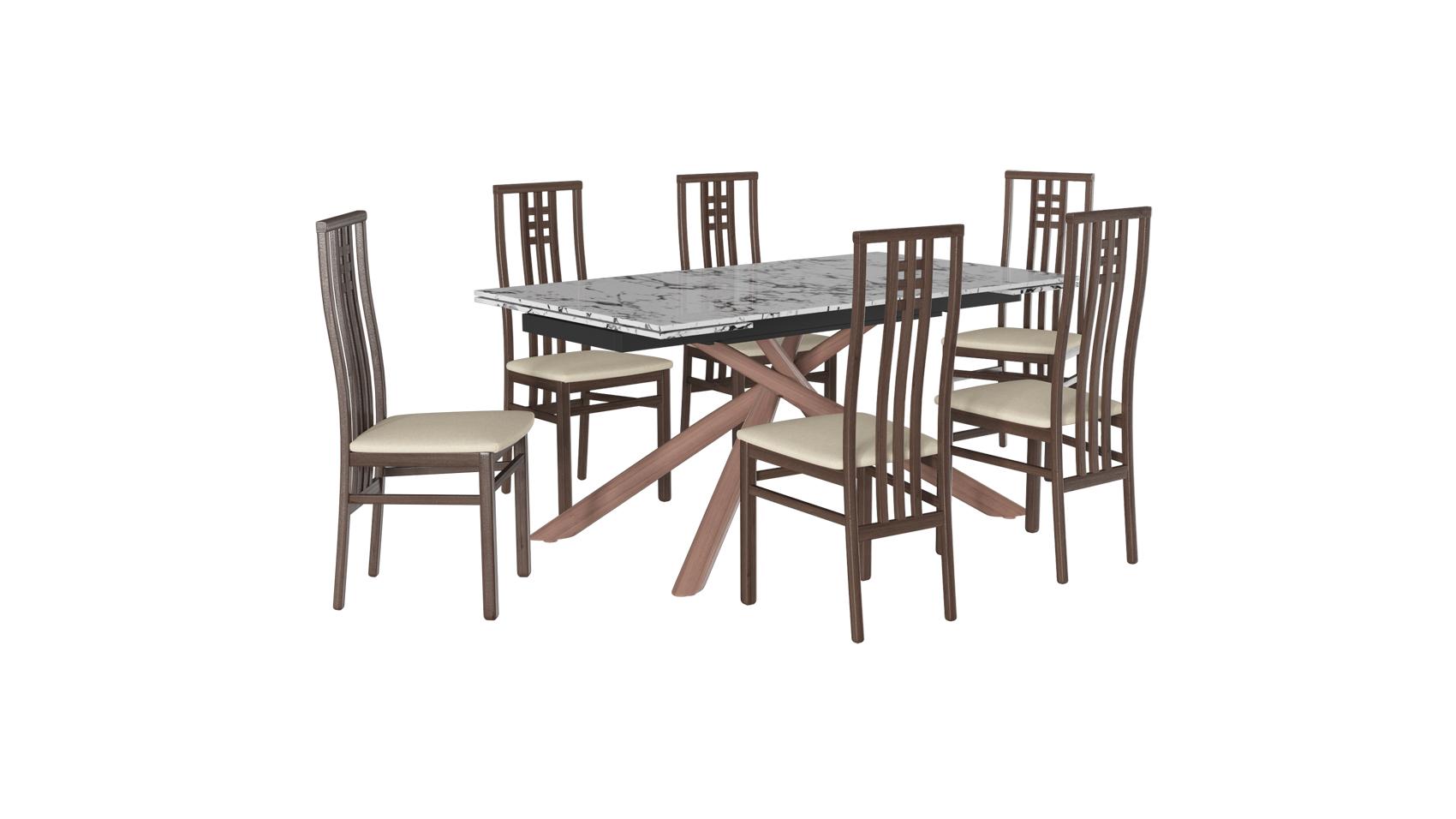 

    
9063DININGTABLE71-Set-7 ESF Dining Table Set
