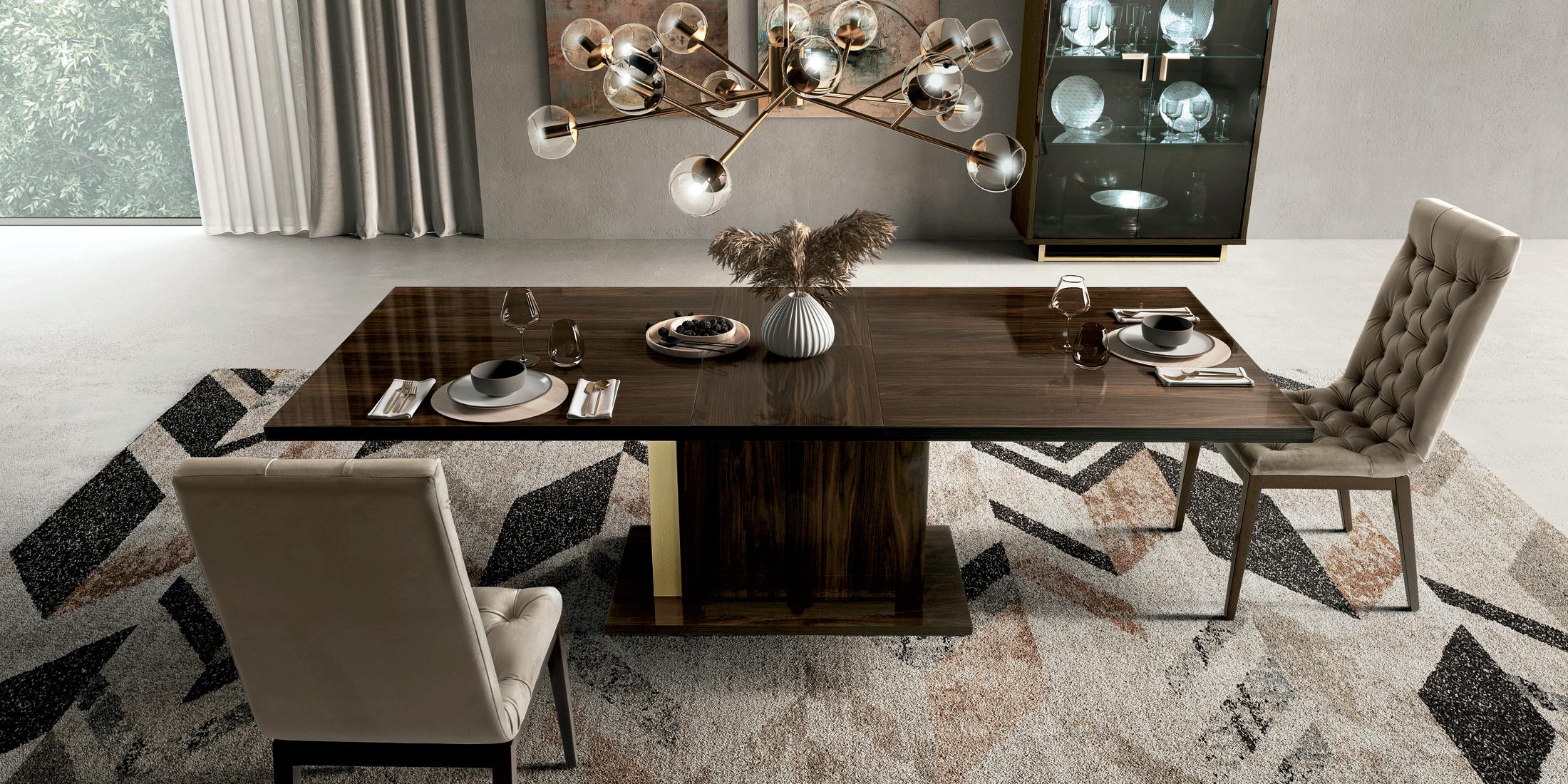 Contemporary Dining Table Volare VOLARE-TABLE in Brown 
