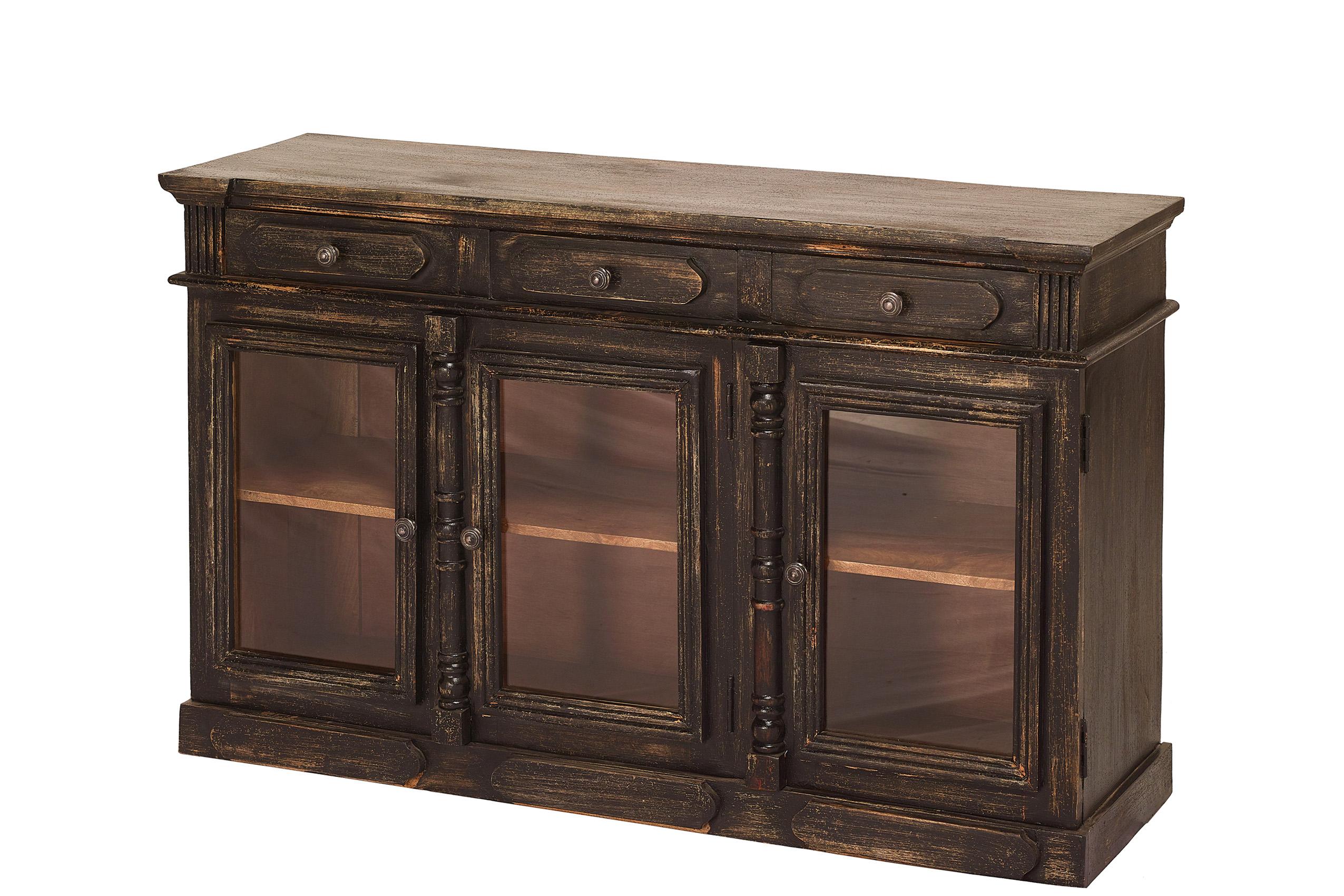 

    
Distressed Black Mango Timber TULLOCH CABINET  EIP-15562 JAIPUR HOME Classic
