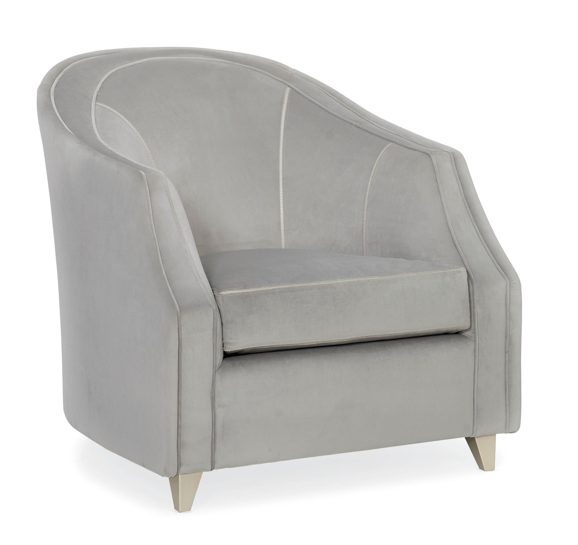 

    
Dove Grey Velvet Fabric & Taupe Paint Finish Accent Chair SEAMS TO ME by Caracole
