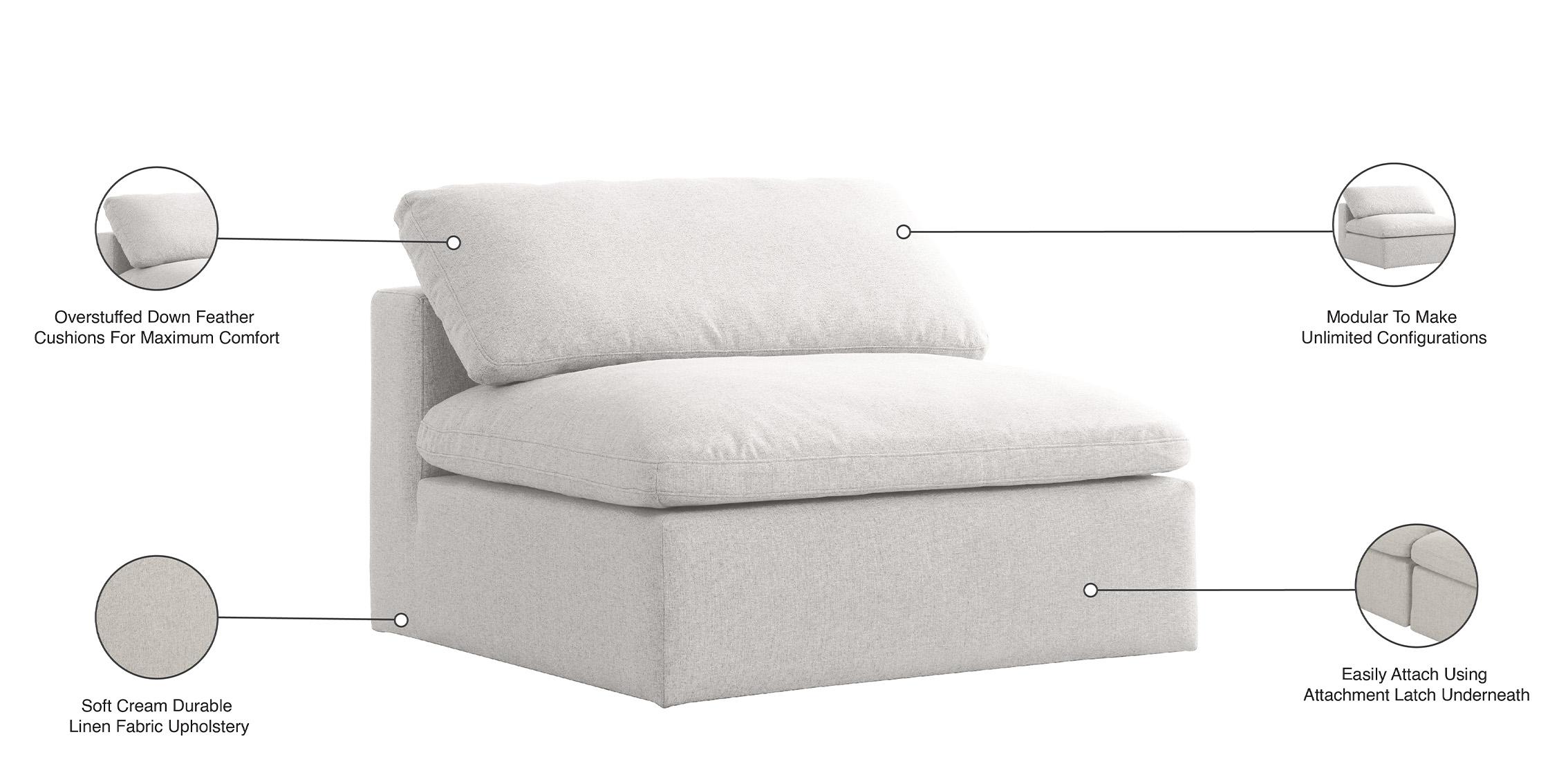 

    
601Cream-Armless Meridian Furniture Armless Chair
