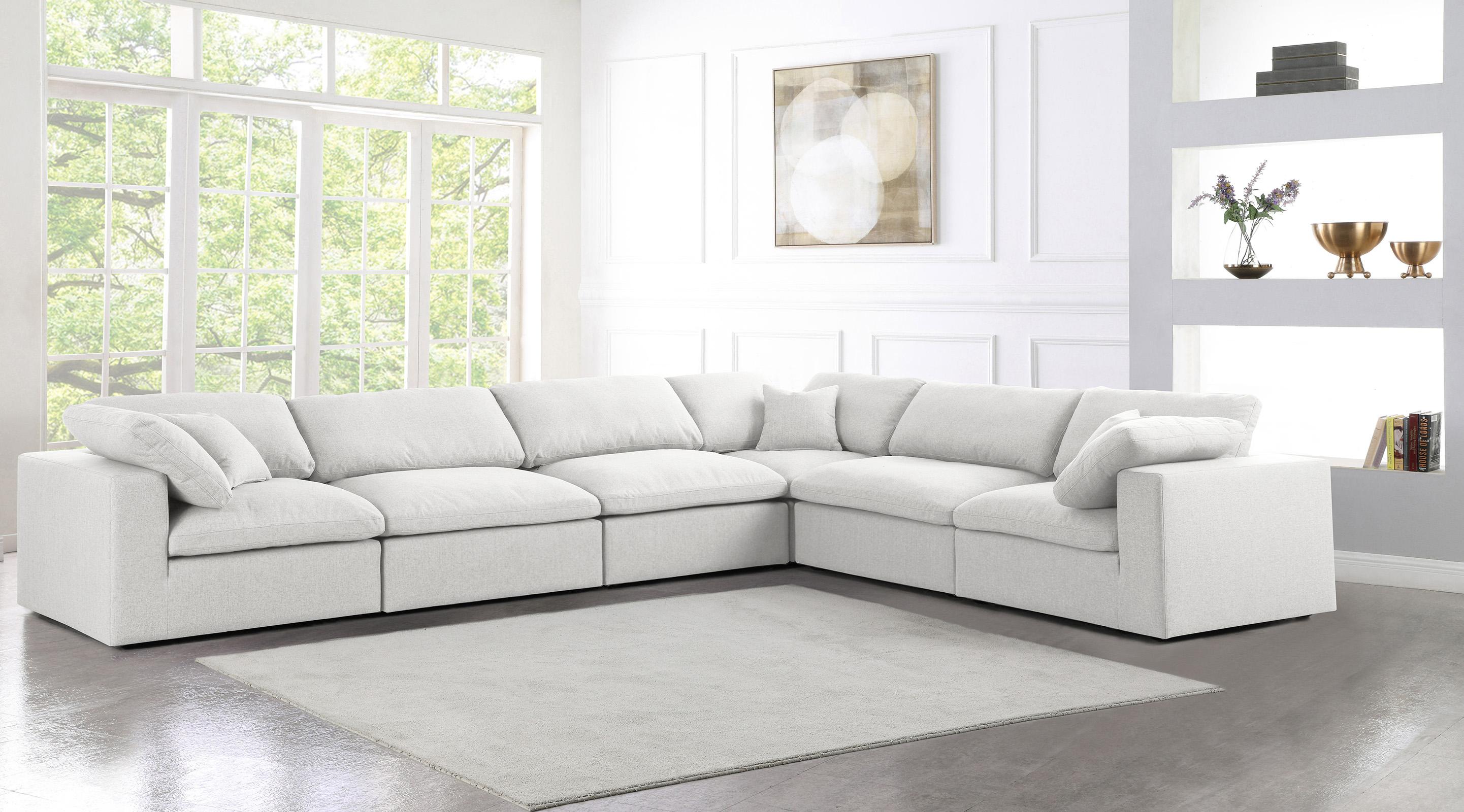 

        
Meridian Furniture SERENE 601Cream-Sec6A Modular Sectional Cream Linen 753359802145
