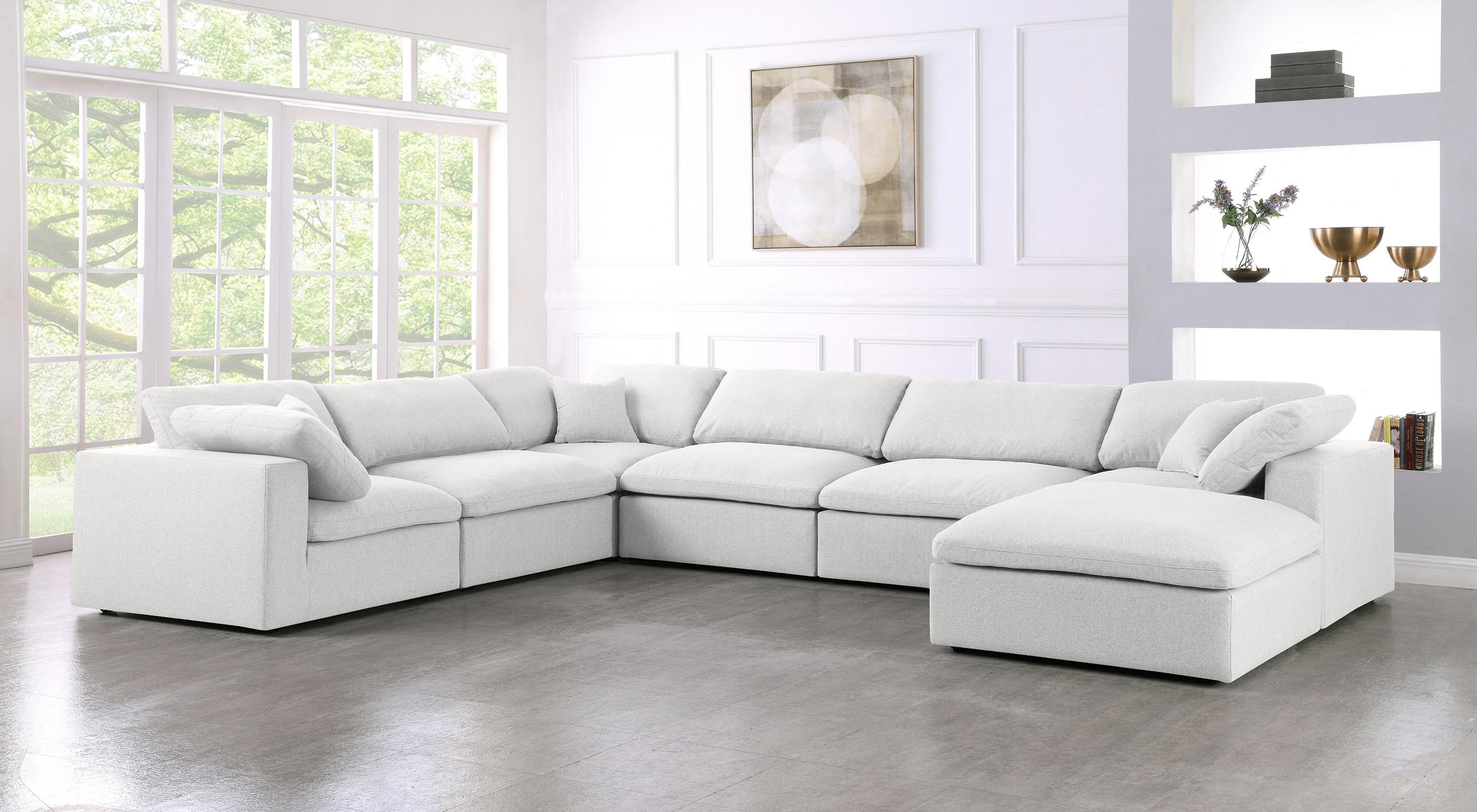

        
Meridian Furniture SERENE 601Cream-Sec7A Modular Sectional Cream Linen 753359802176
