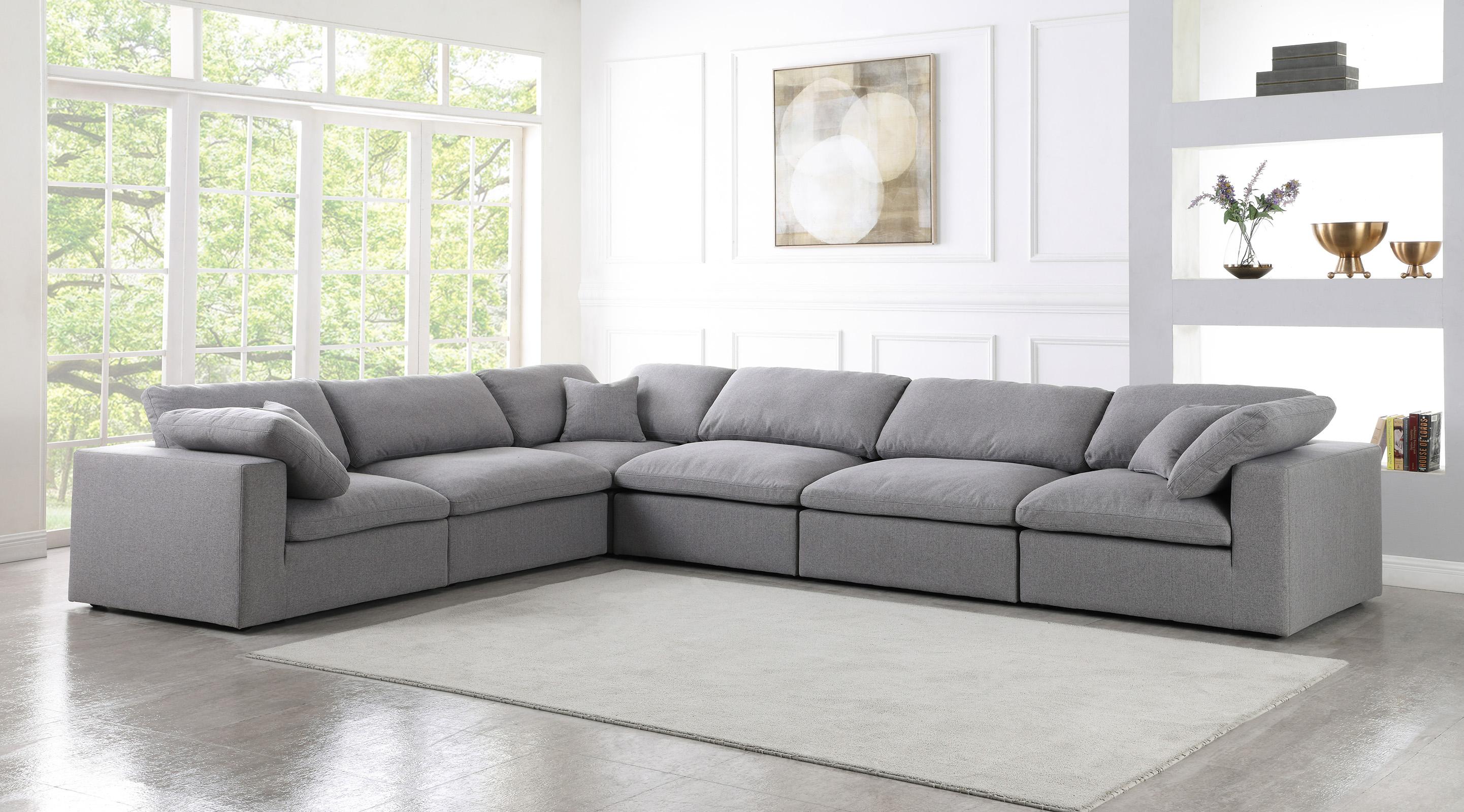

        
Meridian Furniture SERENE 601Grey-Sec6A Modular Sectional Gray Linen 753359802268
