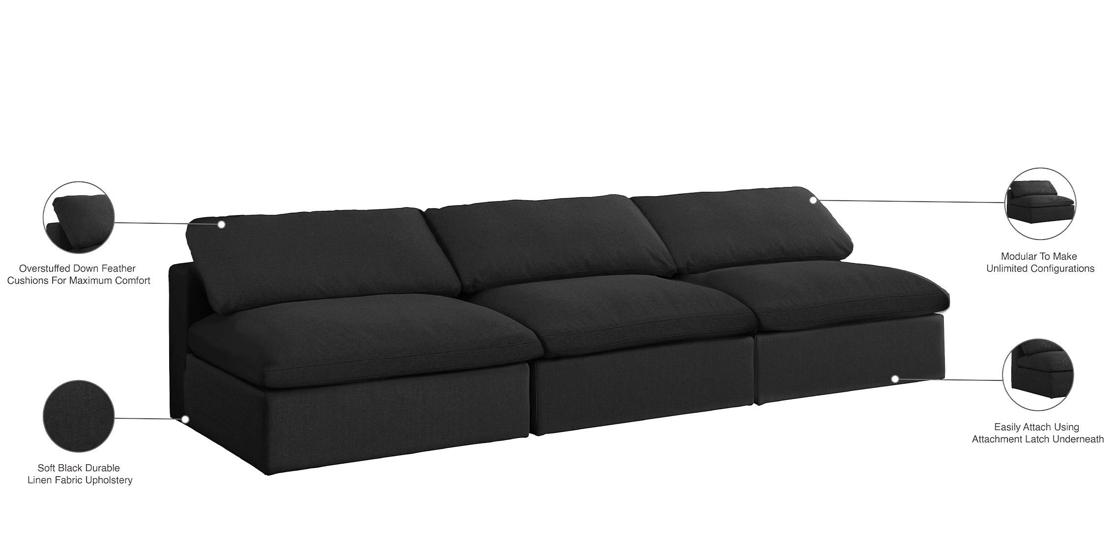 

    
601Black-S117 Meridian Furniture Modular Sofa
