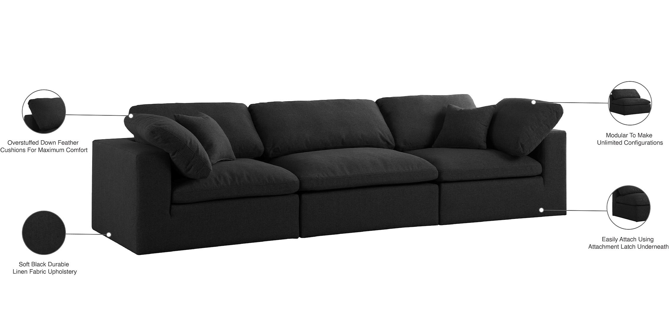 

    
601Black-S119 Meridian Furniture Modular Sofa
