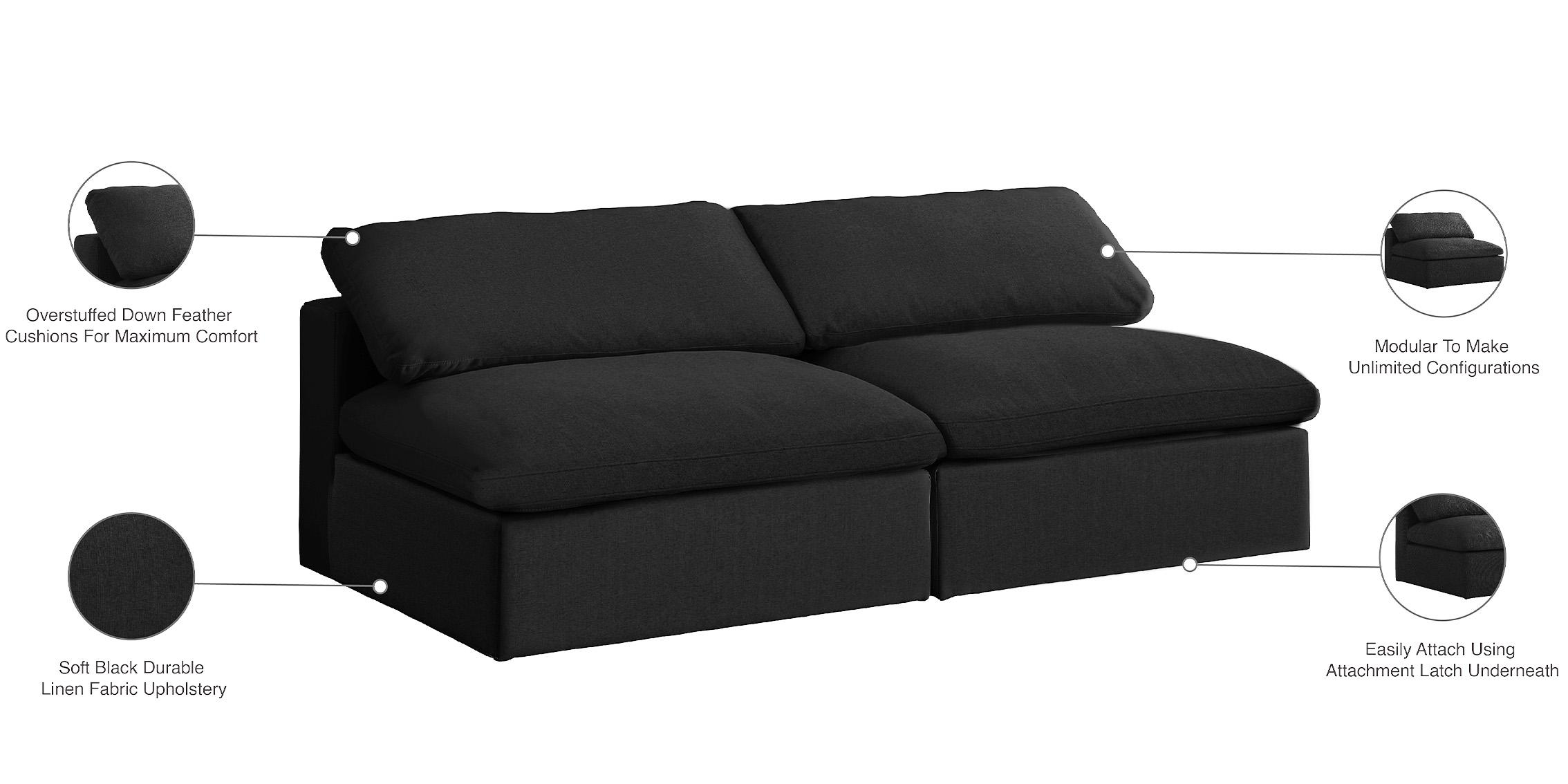 

    
601Black-S78 Meridian Furniture Modular Sofa
