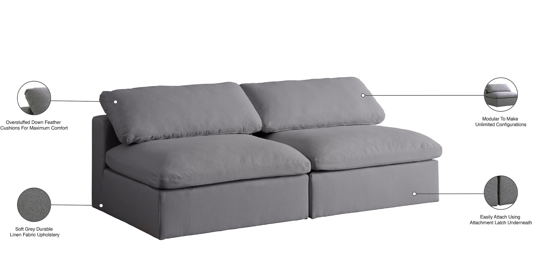 

    
601Grey-S78 Meridian Furniture Modular Sofa
