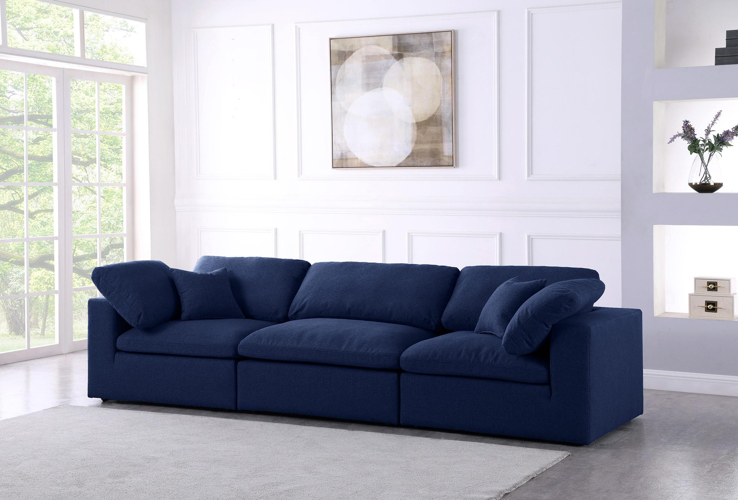 

    
Serene Navy Linen Textured Fabric Deluxe Comfort Modular Sofa S119 Meridian
