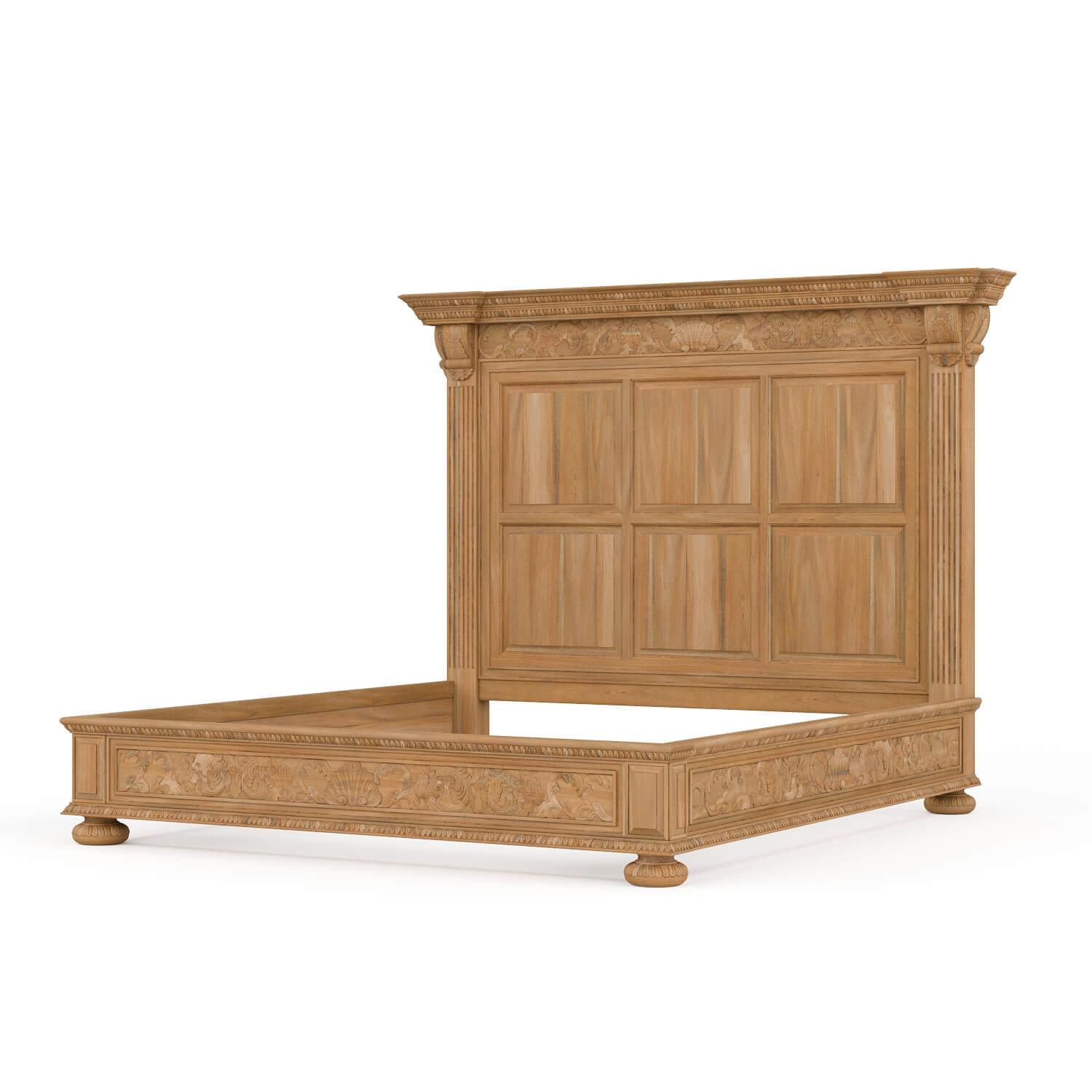 

    
DRIFTWOOD DRW Charleston Queen Bed Solid Wood Bramble 25482 Sp Order
