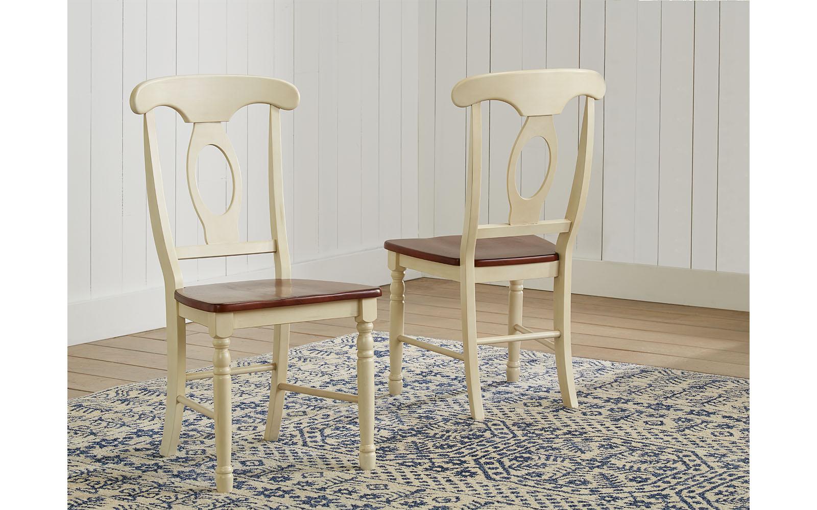 

    
A America British Isles CO Dining Table Set Brown/White BRICO6100-Set-6
