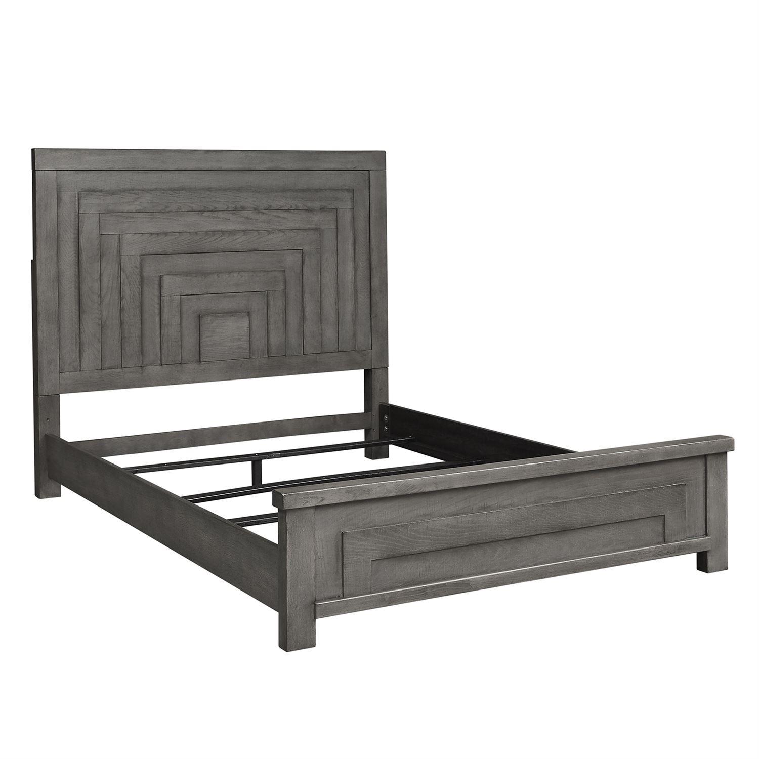 

    
Dusty Charcoal Cal. King Panel Bed Modern Farmhouse (406-BR) Liberty Furniture
