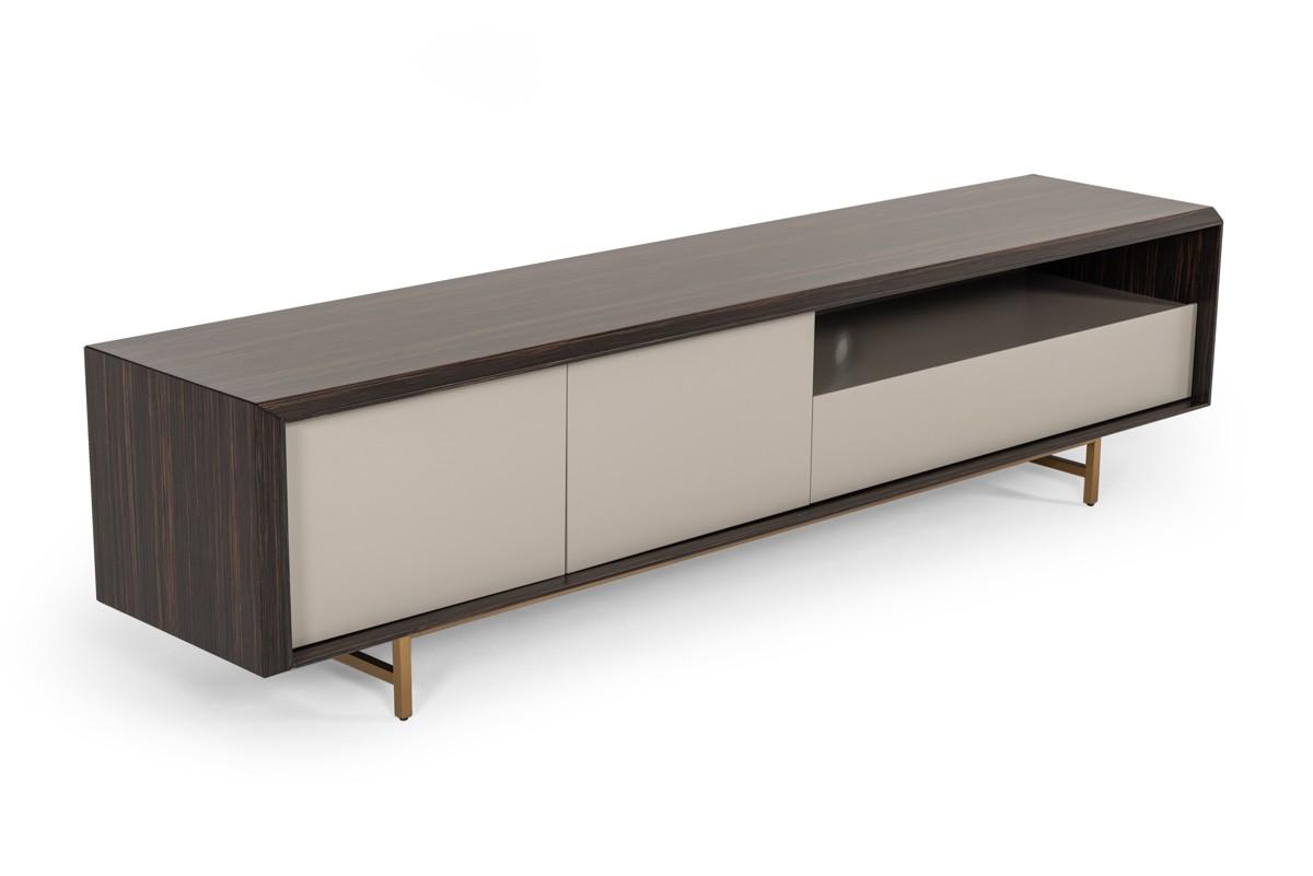 Contemporary, Modern TV Stand VGWC23D004 VGWC23D004 in Ebony, Gray, Bronze 