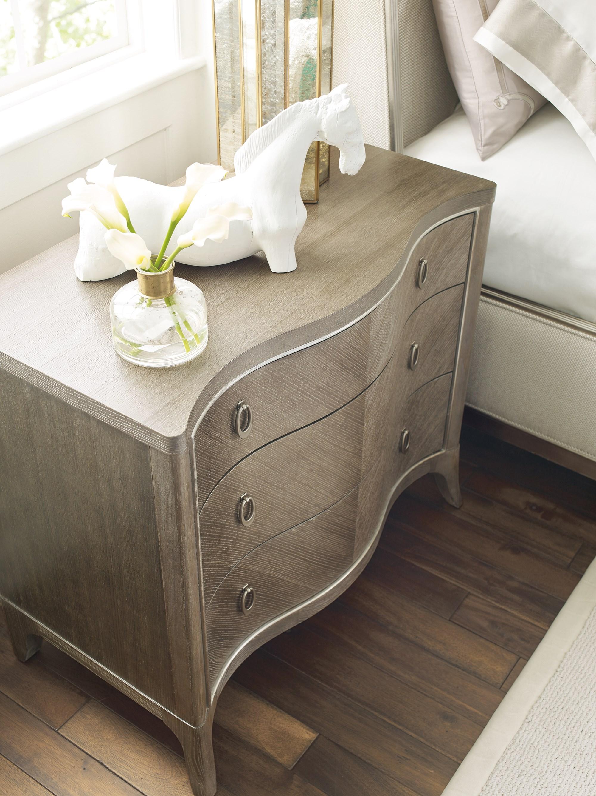 

        
Caracole AVONDALE NIGHTSTAND Nightstand Set Driftwood/Silver  662896019629
