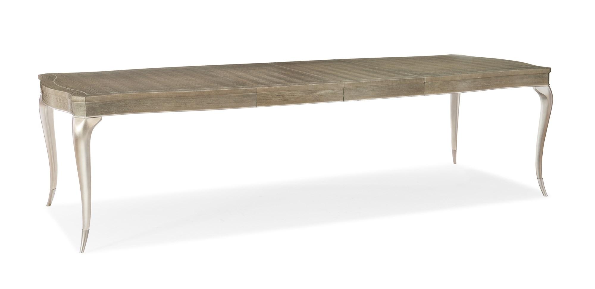 

    
Caracole AVONDALE RECTANGLE DINING TABLE Dining Table Driftwood/Silver C022-417-201
