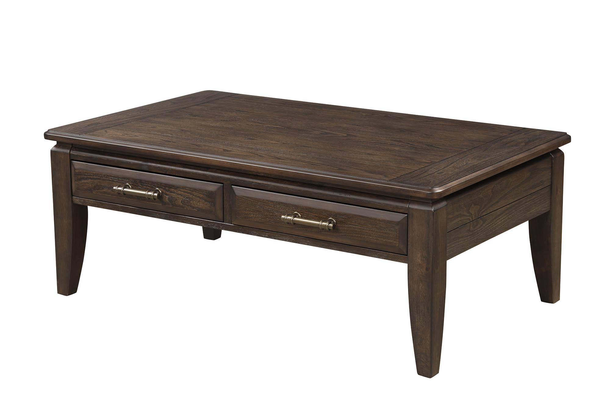 Modern, Traditional Coffee Table BELLAMY LANE 1921-001 1921-001 in Brown 