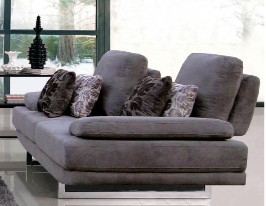 

    
Modern Light Grey Microfiber Fabric Sofa and Loveseat Set  3 Pcs ESF 1174
