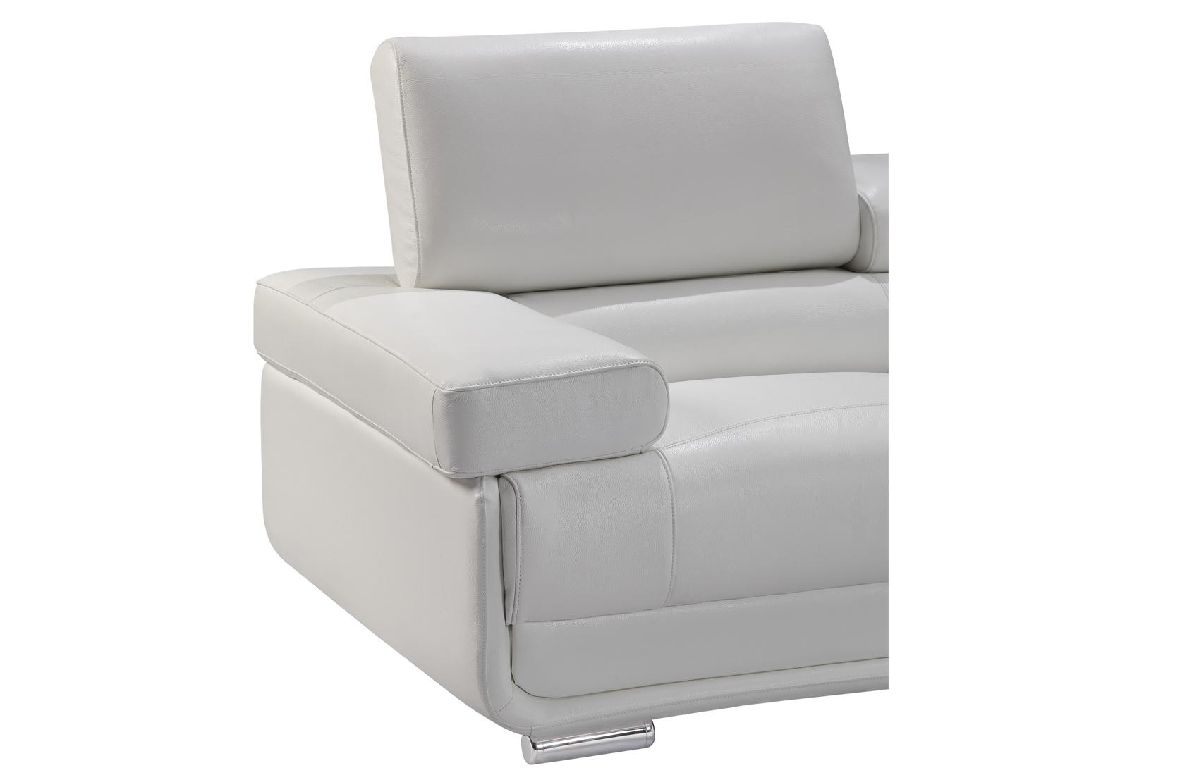 

                    
ESF 2119 Sectional Sofa White Leather Purchase 
