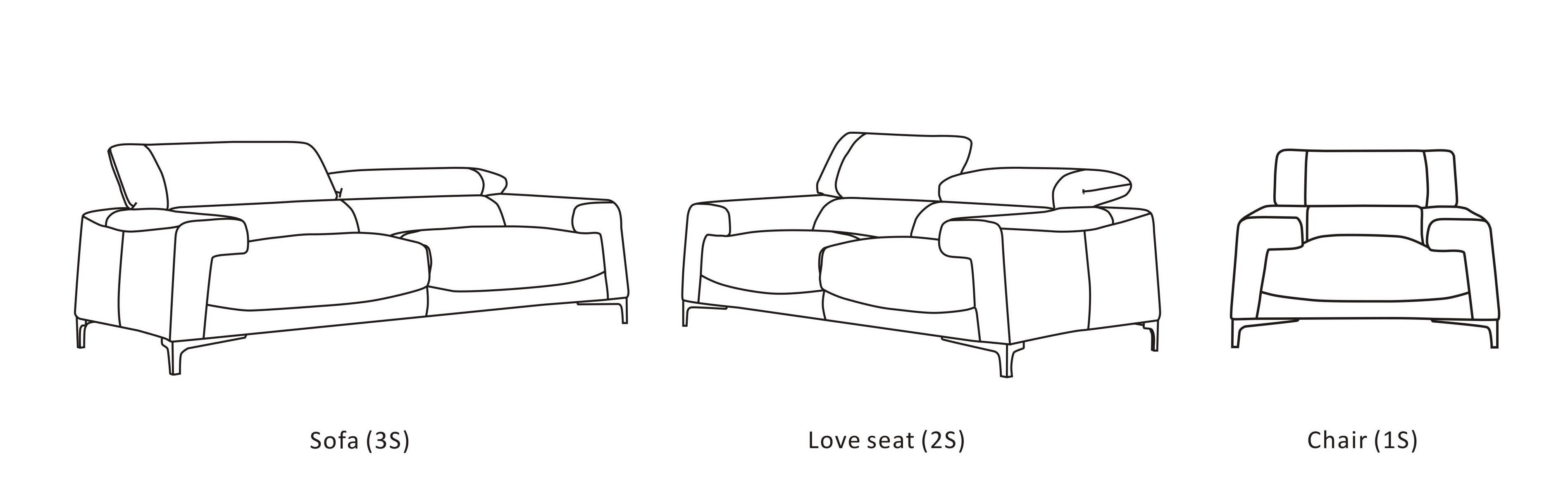 

    
2537 Sofa Loveseat and Chair Set
