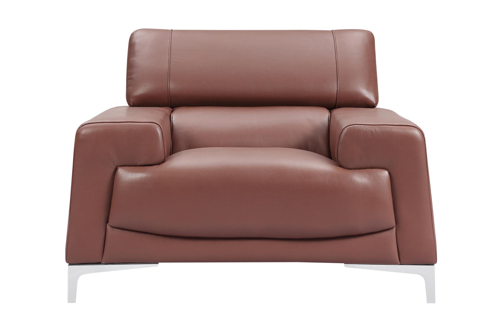 

                    
ESF 2537 Sofa Loveseat and Chair Set Brown/Saddle Top grain leather Purchase 
