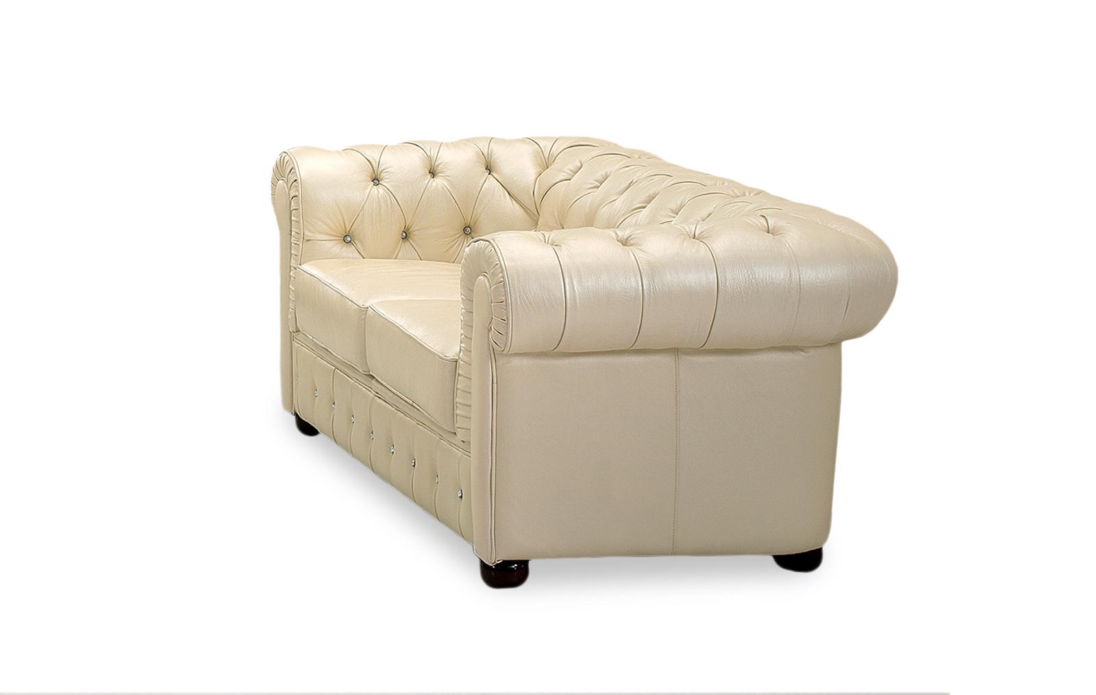 

    
ESF 258-3PC Ivory Genuine Italian Leather Sofa Set 3Pcs Contemporary ESF 258
