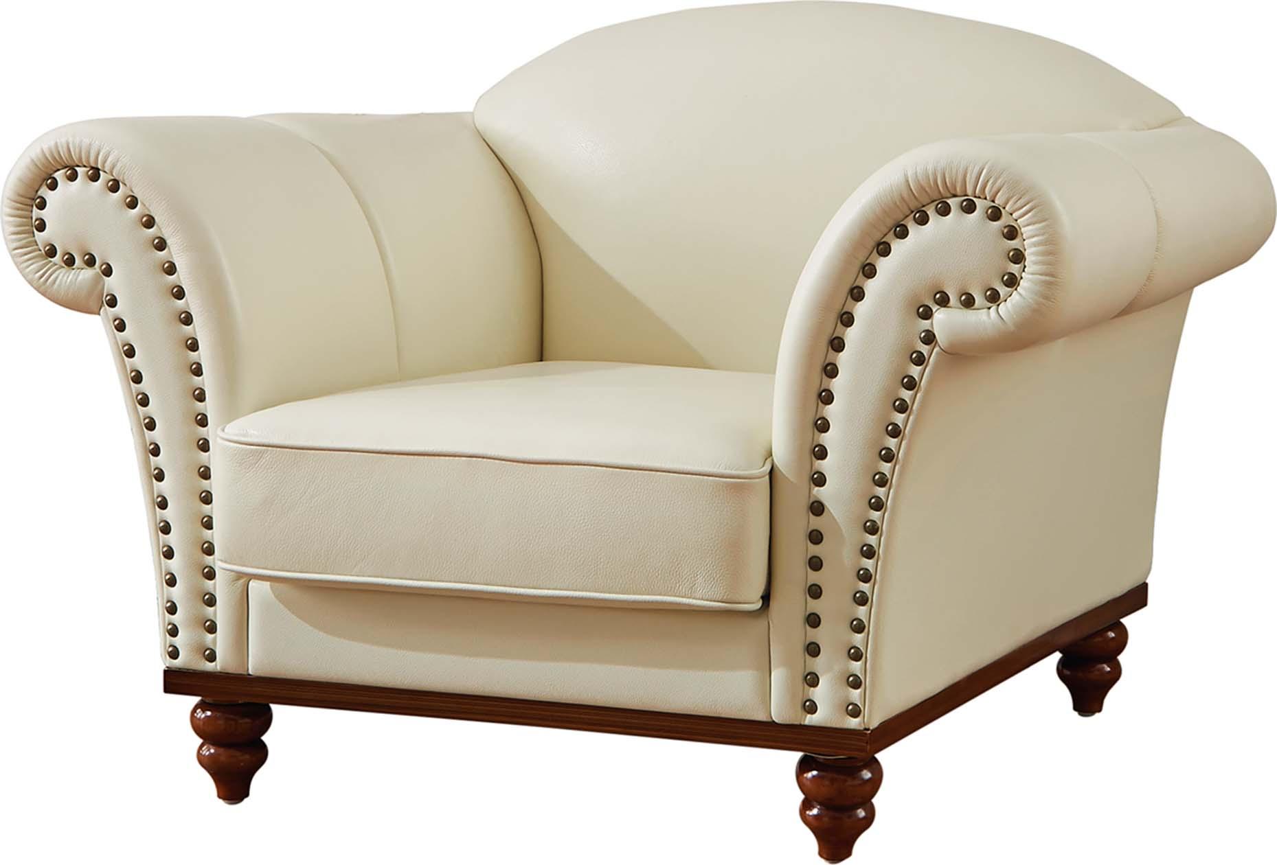 

    
ESF 2601 Ivory-Sofa Set-3 ESF Sofa Loveseat and Chair Set
