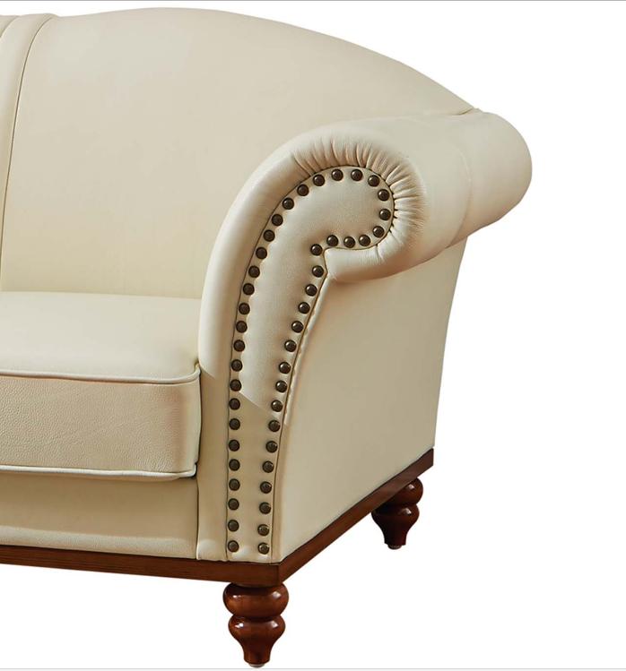 

    
ESF 2601 Ivory-Sofa Set-3 ESF 2601 Ivory Modern Italian Leather Living Room Sofa Loveseat & Chair 3 Pcs
