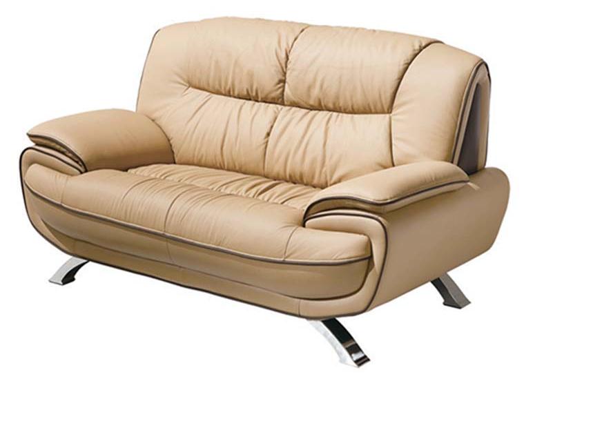 

    
ESF 405-3PC Beige Brown Italian Leather Sofa Set 3 Pcs Contemporary ESF 405
