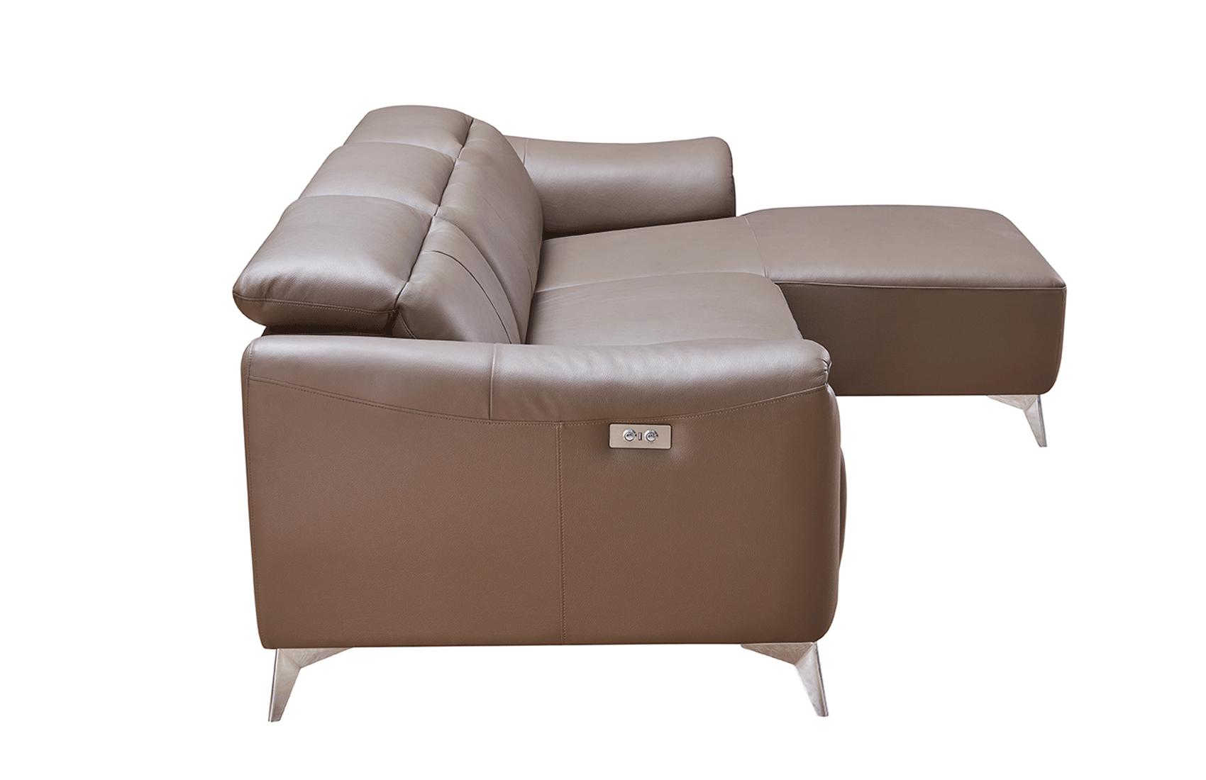 

                    
ESF 950 Reclining Sectional Light Brown Top-grain Leather Purchase 
