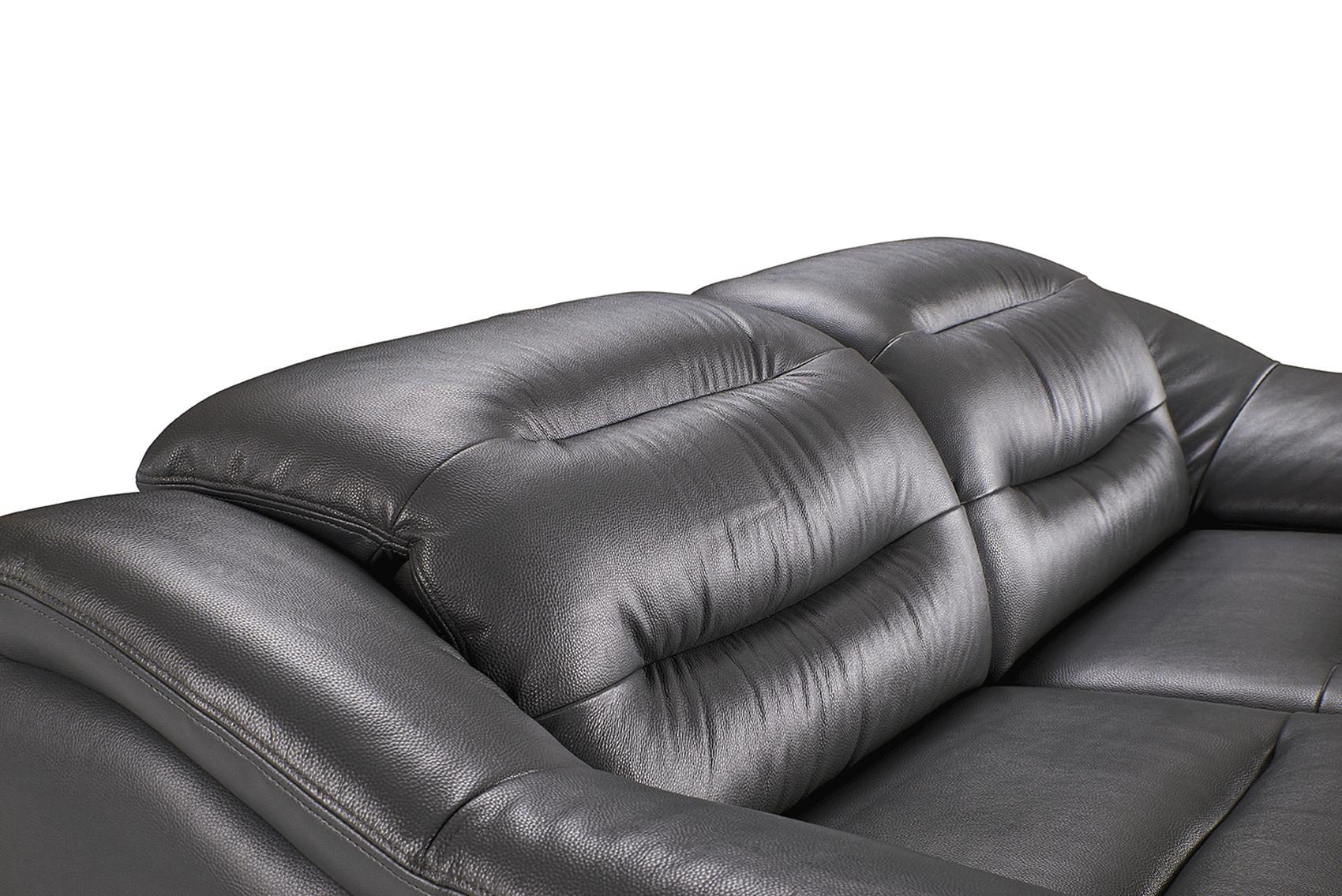 

                    
ESF 972 Reclining Sofa Dark Gray Top-grain Leather Purchase 
