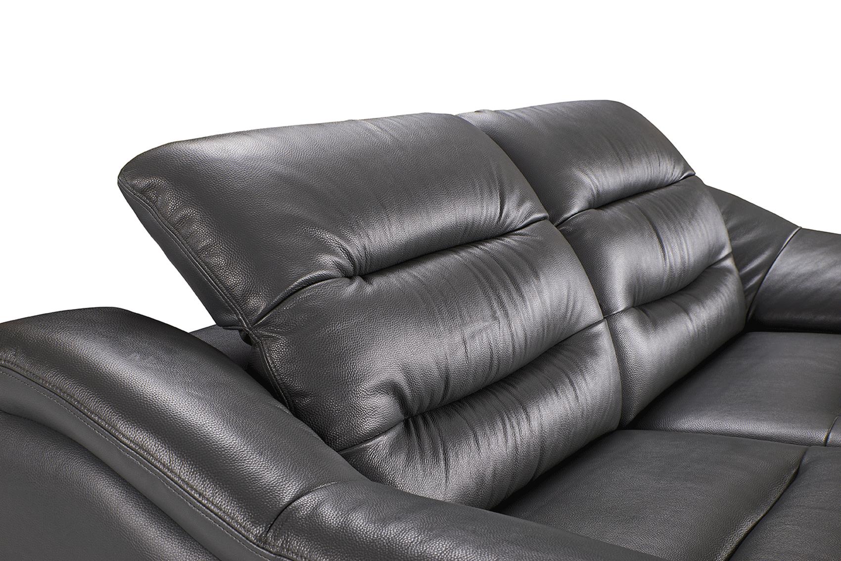 

                    
Buy Dark Grey Top-Grain Leather Electric Recliner Sofa Contemporary ESF 972-3
