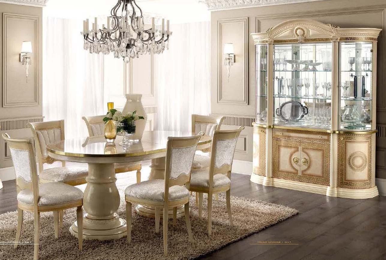

    
ESF Aida Dining Table Set Ivory/Gold EFS-Aida-DT-8PC
