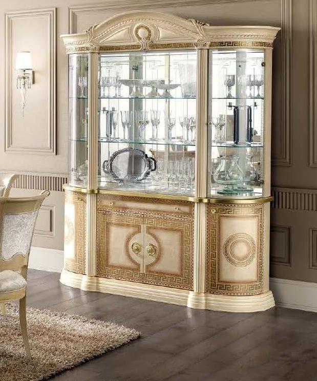 

                    
Buy Classic Glossy Ivory & Gold Lacquer Dining Room Set 8 Pcs Made in Italy ESF Aida
